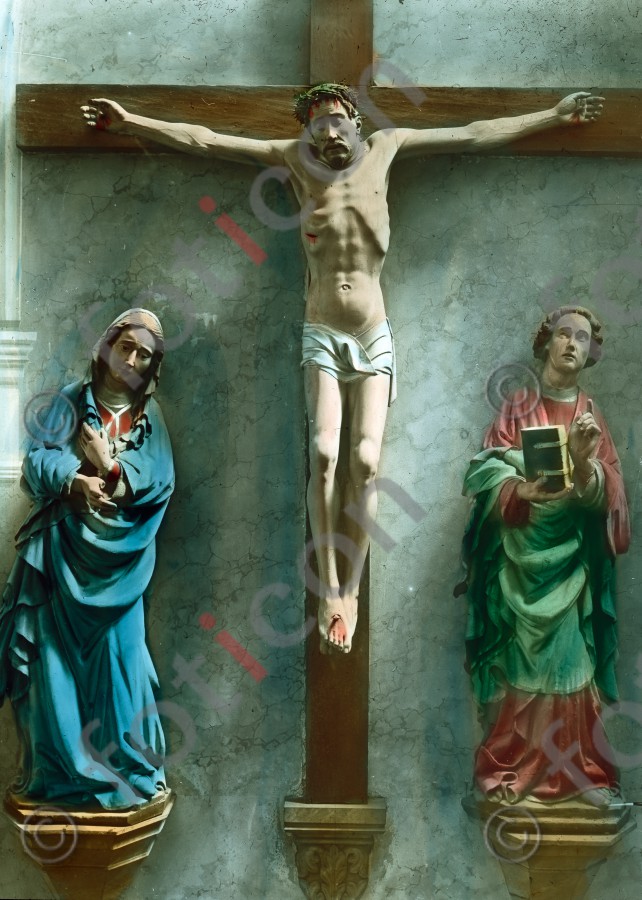 Kreuzigungsgruppe | Crucifixion - Foto simon-79-034.jpg | foticon.de - Bilddatenbank für Motive aus Geschichte und Kultur